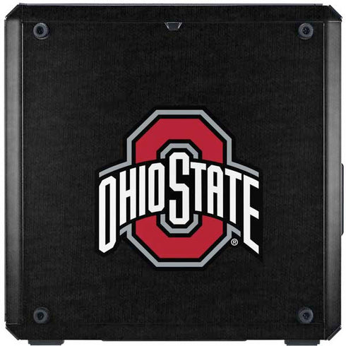 Ohio State University OSU Buckeyes Black Cooler Master MasterBox Q300L Mini Tower Skin