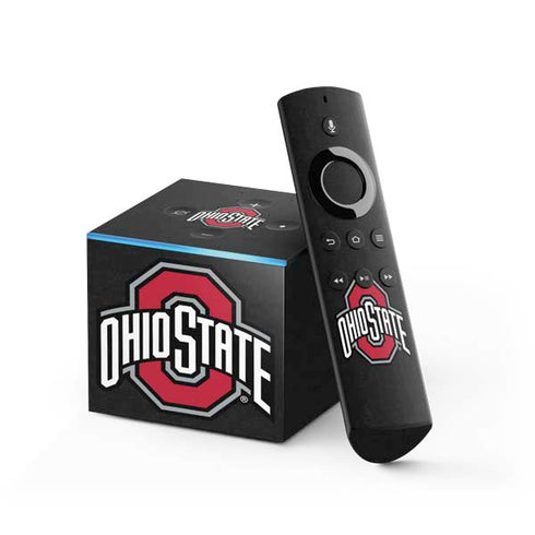 Ohio State University OSU Buckeyes Black Fire TV Cube Skin