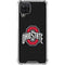 Ohio State University OSU Buckeyes Black Galaxy A12 Clear Case