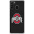 Ohio State University OSU Buckeyes Black Galaxy A21 Clear Case