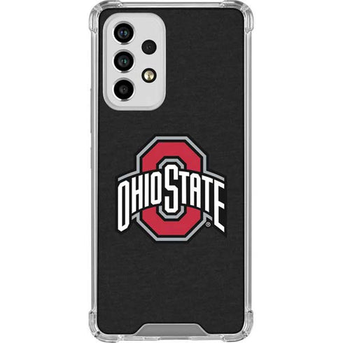 Ohio State University OSU Buckeyes Black Galaxy A33 5G Clear Case