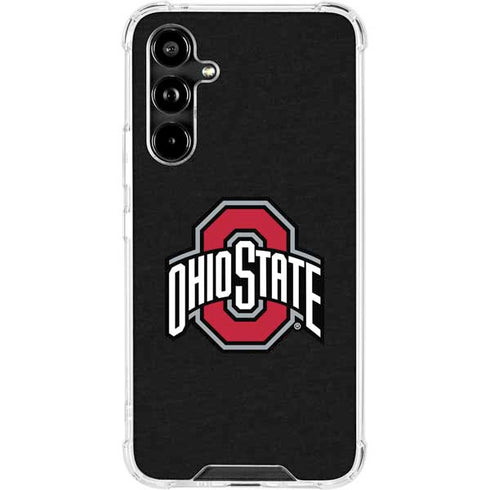 Ohio State University OSU Buckeyes Black Galaxy A54 5G Clear Case