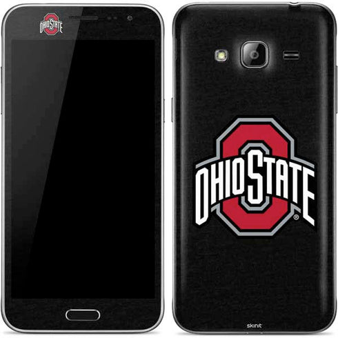 Ohio State University OSU Buckeyes Black Galaxy J3 Skin