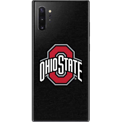 Ohio State University OSU Buckeyes Black Galaxy Note 10 Plus Skin