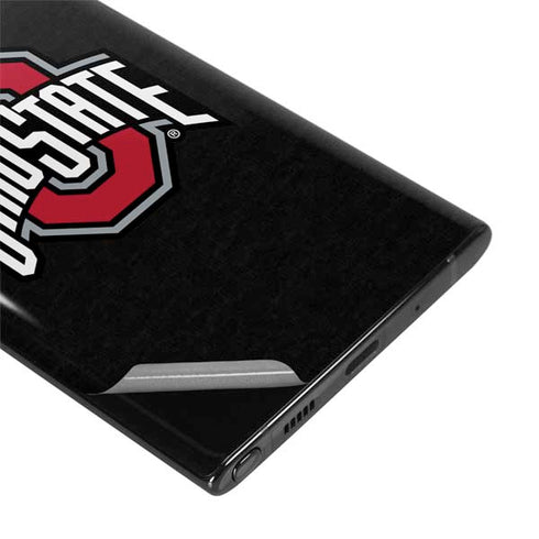 Ohio State University OSU Buckeyes Black Galaxy Note 10 Skin