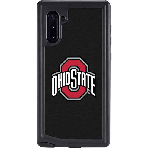 Ohio State University OSU Buckeyes Black Galaxy Note 10 Waterproof Case