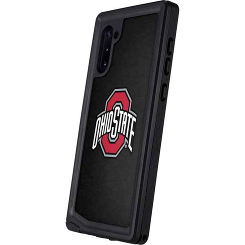 Ohio State University OSU Buckeyes Black Galaxy Note 10 Waterproof Case