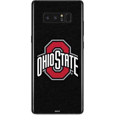 Ohio State University OSU Buckeyes Black Galaxy Note 8 Skin