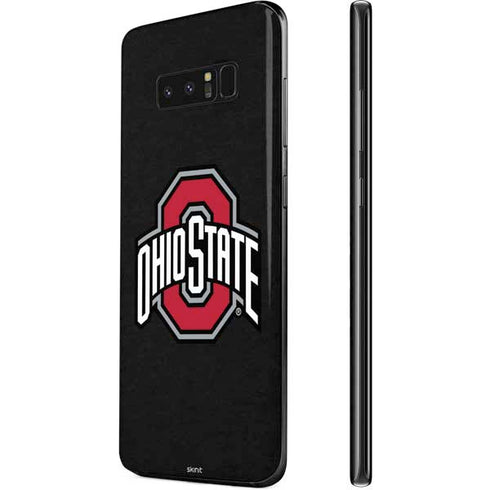 Ohio State University OSU Buckeyes Black Galaxy Note 8 Skin
