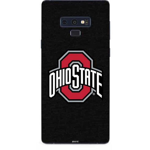 Ohio State University OSU Buckeyes Black Galaxy Note 9 Skin
