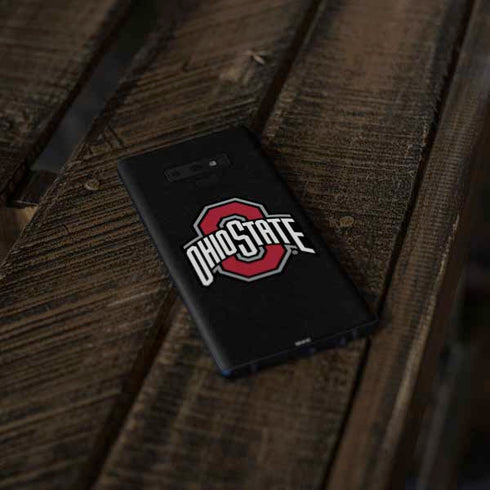 Ohio State University OSU Buckeyes Black Galaxy Note 9 Skin