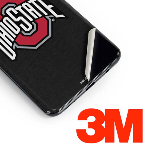 Ohio State University OSU Buckeyes Black Galaxy S10e Skin