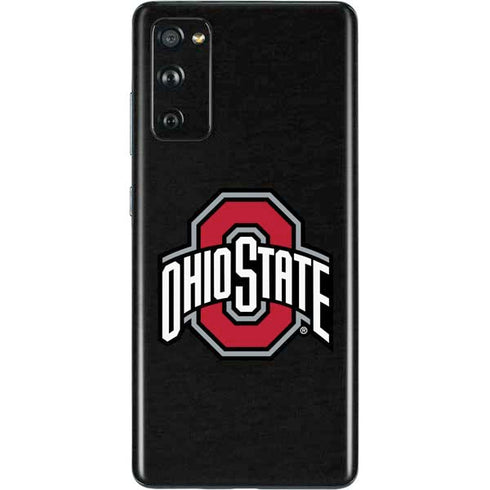 Ohio State University OSU Buckeyes Black Galaxy S20 Fan Edition Skin