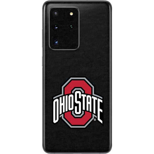 Ohio State University OSU Buckeyes Black Galaxy S20 Ultra 5G Skin