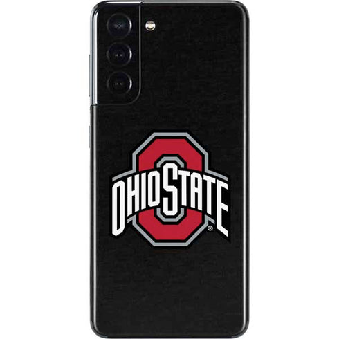 Ohio State University OSU Buckeyes Black Galaxy S21 5G Skin