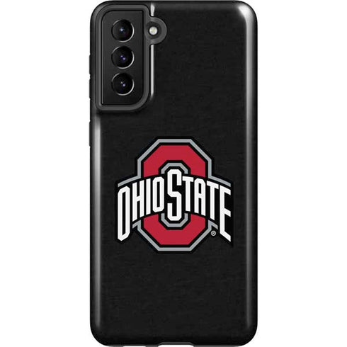 Ohio State University OSU Buckeyes Black Galaxy S21 FE Pro Case