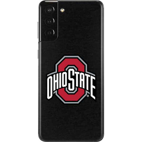 Ohio State University OSU Buckeyes Black Galaxy S21 Plus 5G Skin