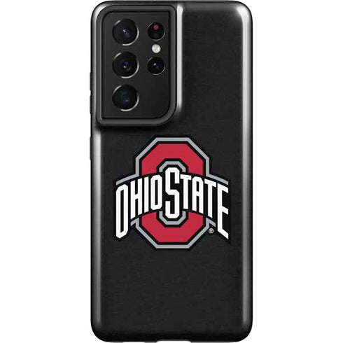 Ohio State University OSU Buckeyes Black Galaxy S21 Ultra 5G Pro Case