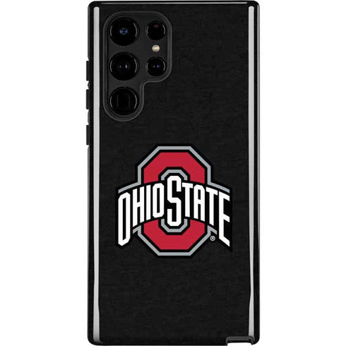 Ohio State University OSU Buckeyes Black Galaxy S22 Ultra Pro Case