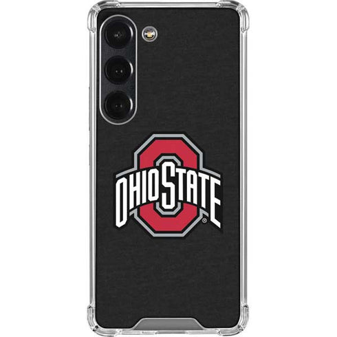 Ohio State University OSU Buckeyes Black Galaxy S23 Clear Case