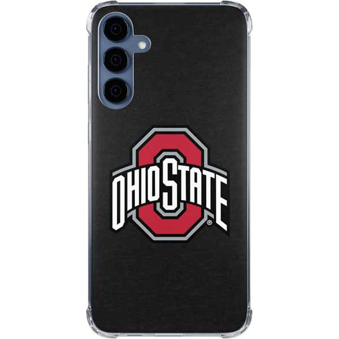 Ohio State University OSU Buckeyes Black Galaxy S24 Clear Case