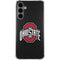 Ohio State University OSU Buckeyes Black Galaxy S24 Plus Clear Case
