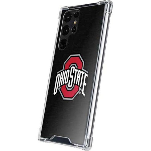 Ohio State University OSU Buckeyes Black Galaxy S24 Ultra Clear Case