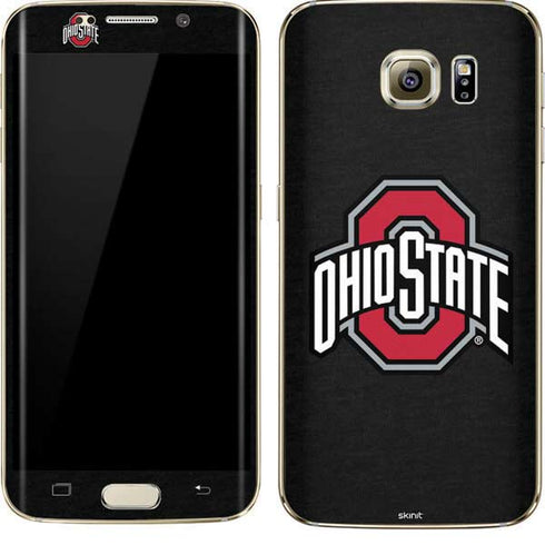 Ohio State University OSU Buckeyes Black Galaxy S7 Edge Skin