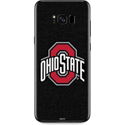 Ohio State University OSU Buckeyes Black Galaxy S8 Plus Skin