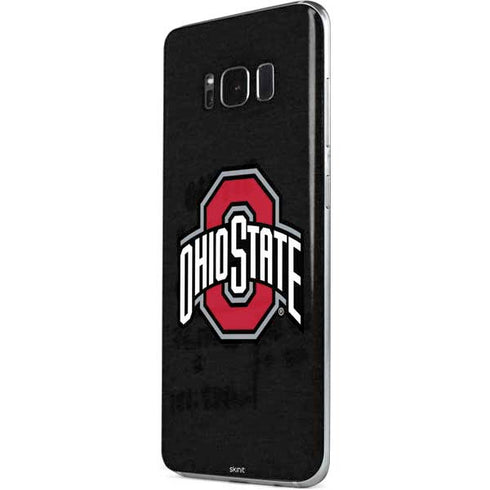 Ohio State University OSU Buckeyes Black Galaxy S8 Skin