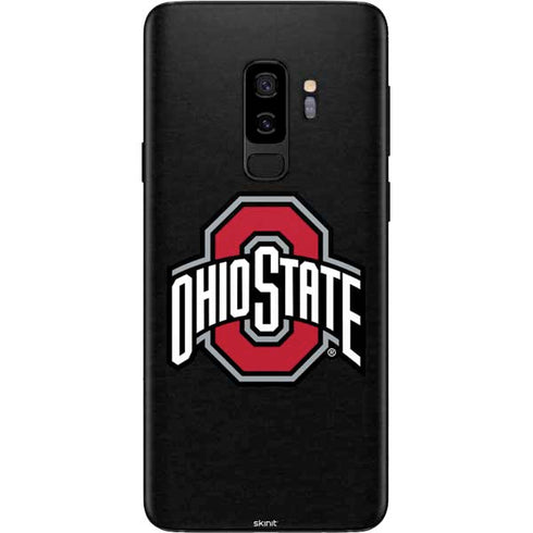 Ohio State University OSU Buckeyes Black Galaxy S9 Plus Skin