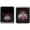 Ohio State University OSU Buckeyes Black Galaxy Z Flip3 5G Skin