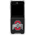Ohio State University OSU Buckeyes Black Galaxy Z Flip5 5G Clear Case