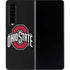 Ohio State University OSU Buckeyes Black Galaxy Z Fold4 5G Skin