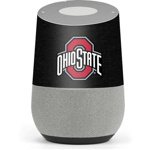 Ohio State University OSU Buckeyes Black Google Home Skin