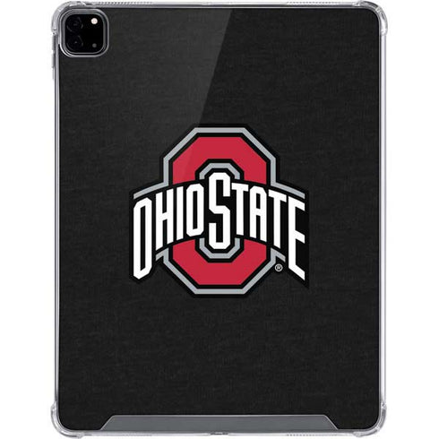 Ohio State University OSU Buckeyes Black iPad Pro 12.9in (2020) Clear Case