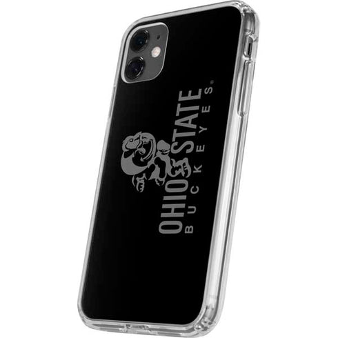Ohio State University OSU Buckeyes Black iPhone 11 Clear Case