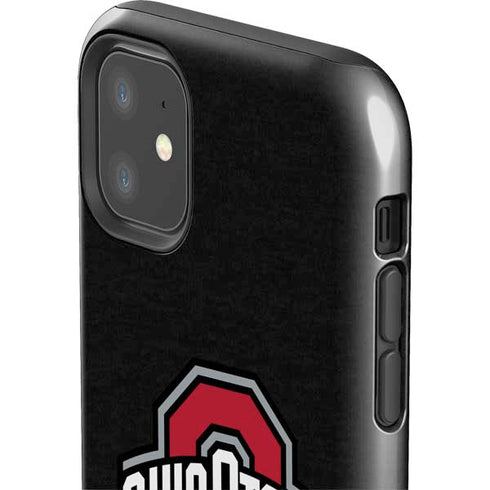 Ohio State University OSU Buckeyes Black iPhone 11 Impact Case
