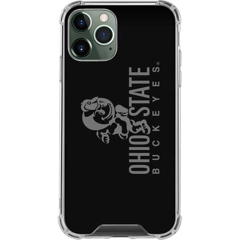 Ohio State University OSU Buckeyes Black iPhone 11 Pro Max Clear Case