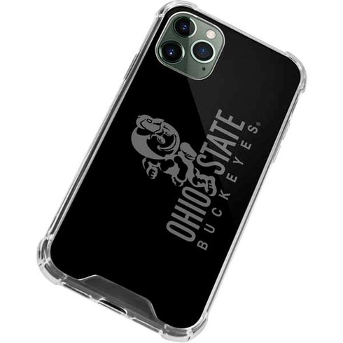 Ohio State University OSU Buckeyes Black iPhone 11 Pro Max Clear Case