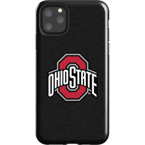 Ohio State University OSU Buckeyes Black iPhone 11 Pro Max Impact Case