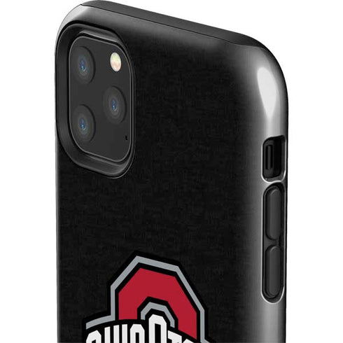 Ohio State University OSU Buckeyes Black iPhone 11 Pro Max Impact Case