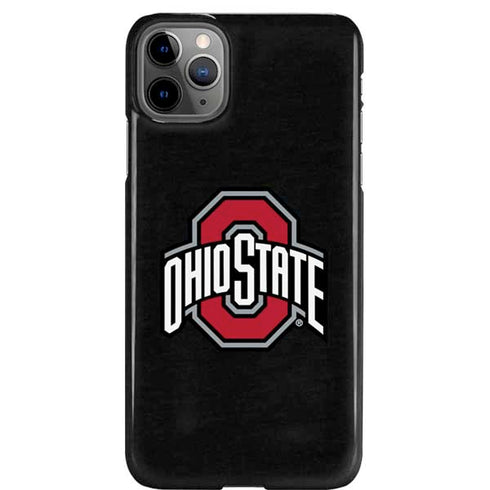 Ohio State University OSU Buckeyes Black iPhone 11 Pro Max Lite Case
