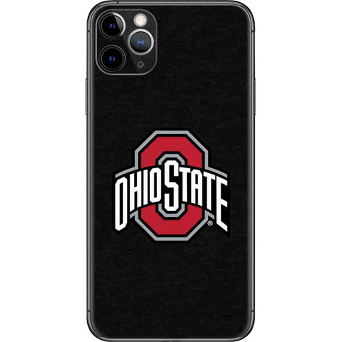 Ohio State University OSU Buckeyes Black iPhone 11 Pro Max Skin