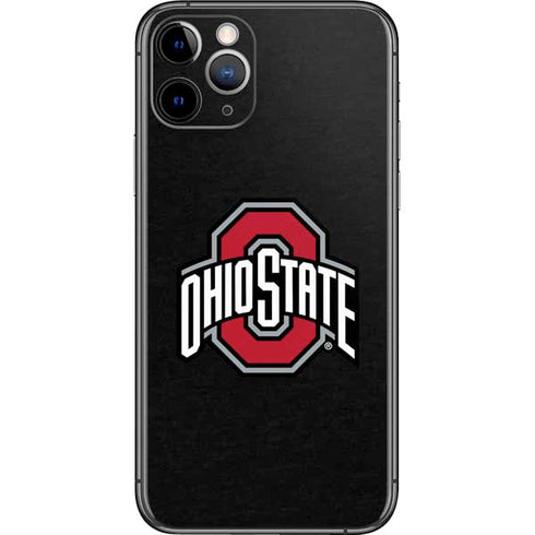 Ohio State University OSU Buckeyes Black iPhone 11 Pro Skin