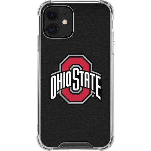 Ohio State University OSU Buckeyes Black iPhone 12 Mini Clear Case
