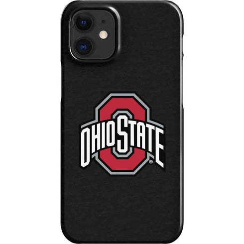 Ohio State University OSU Buckeyes Black iPhone 12 Mini Lite Case