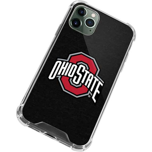 Ohio State University OSU Buckeyes Black iPhone 12 Pro Clear Case