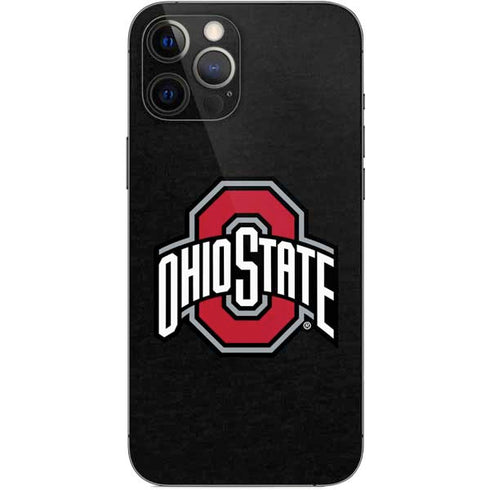 Ohio State University OSU Buckeyes Black iPhone 12 Pro Max Skin