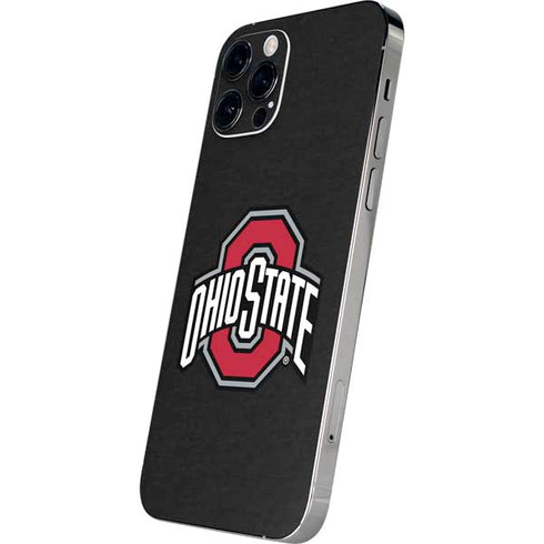 Ohio State University OSU Buckeyes Black iPhone 12 Pro Max Skin